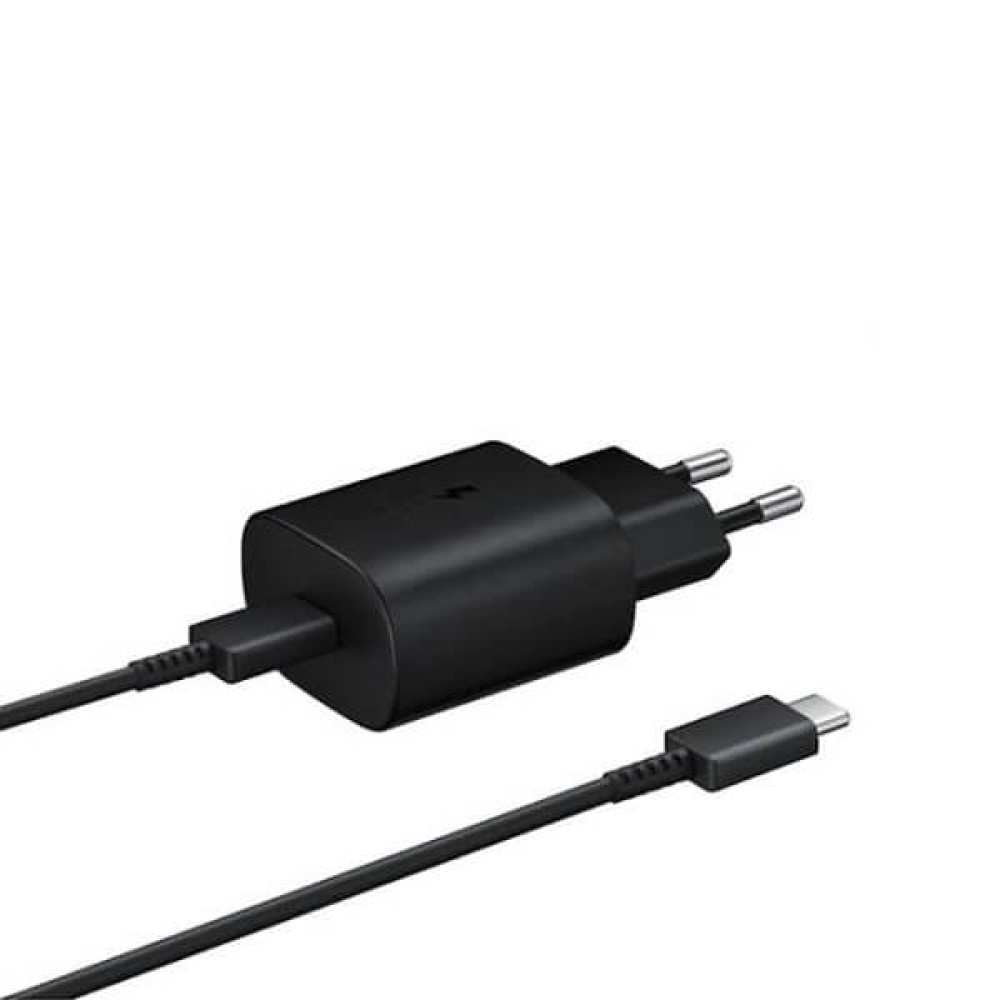 شارژر دیواری سامسونگ مدل EP-TA800 به همراه کابل تبدیل USB-C